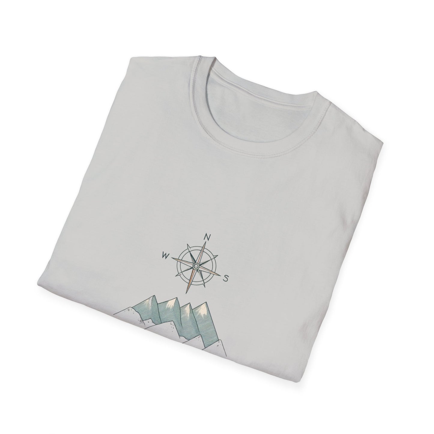 Adventure Awaits Unisex Softstyle T-Shirt, Perfect for Travel Lovers, Outdoor Enthusiasts, Camping, Adventure Gifts, Nature Tee