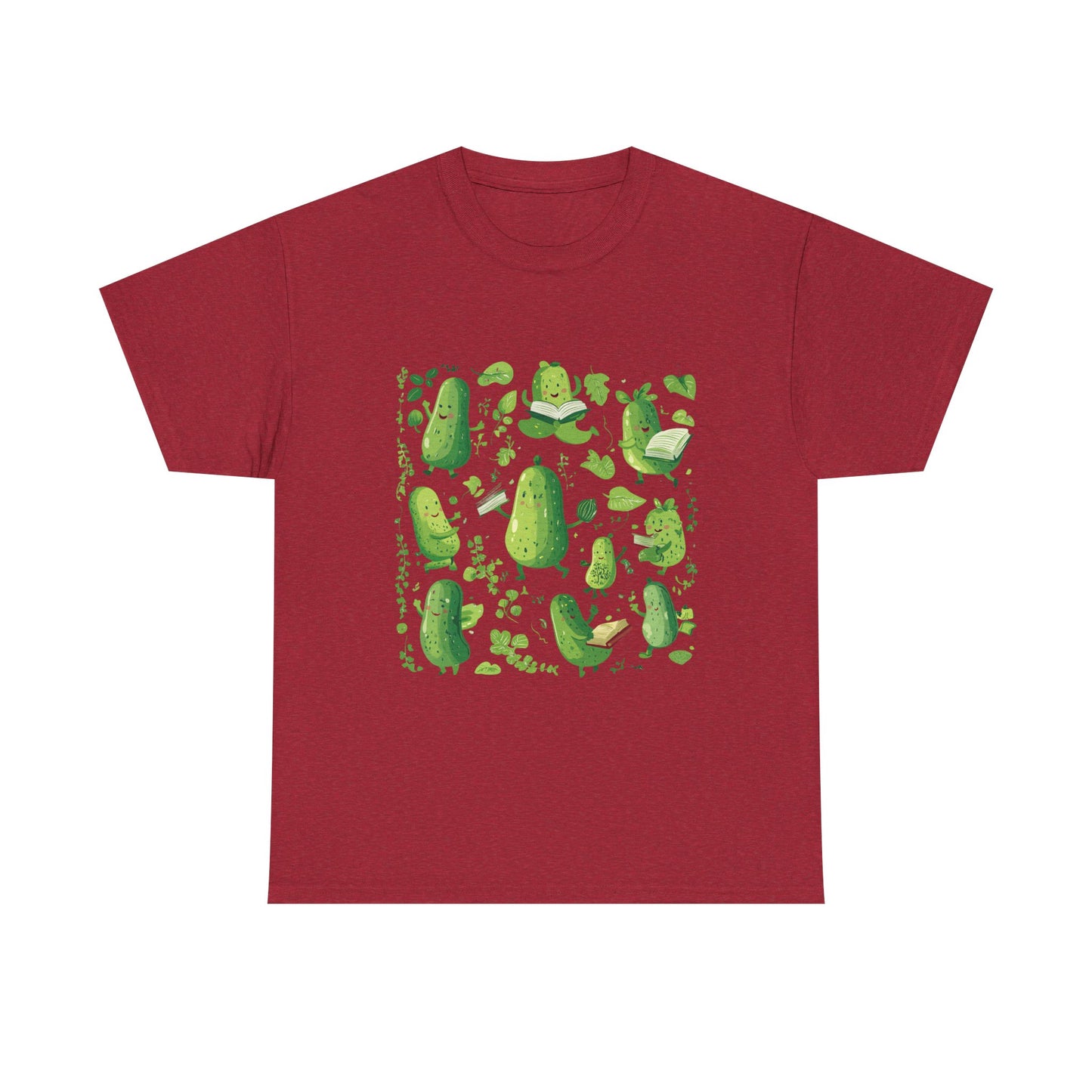 Playful Pickle Unisex Heavy Cotton Tee - Fun, Quirky Graphic T-shirt for Casual Wear - Tee Fusion Lab