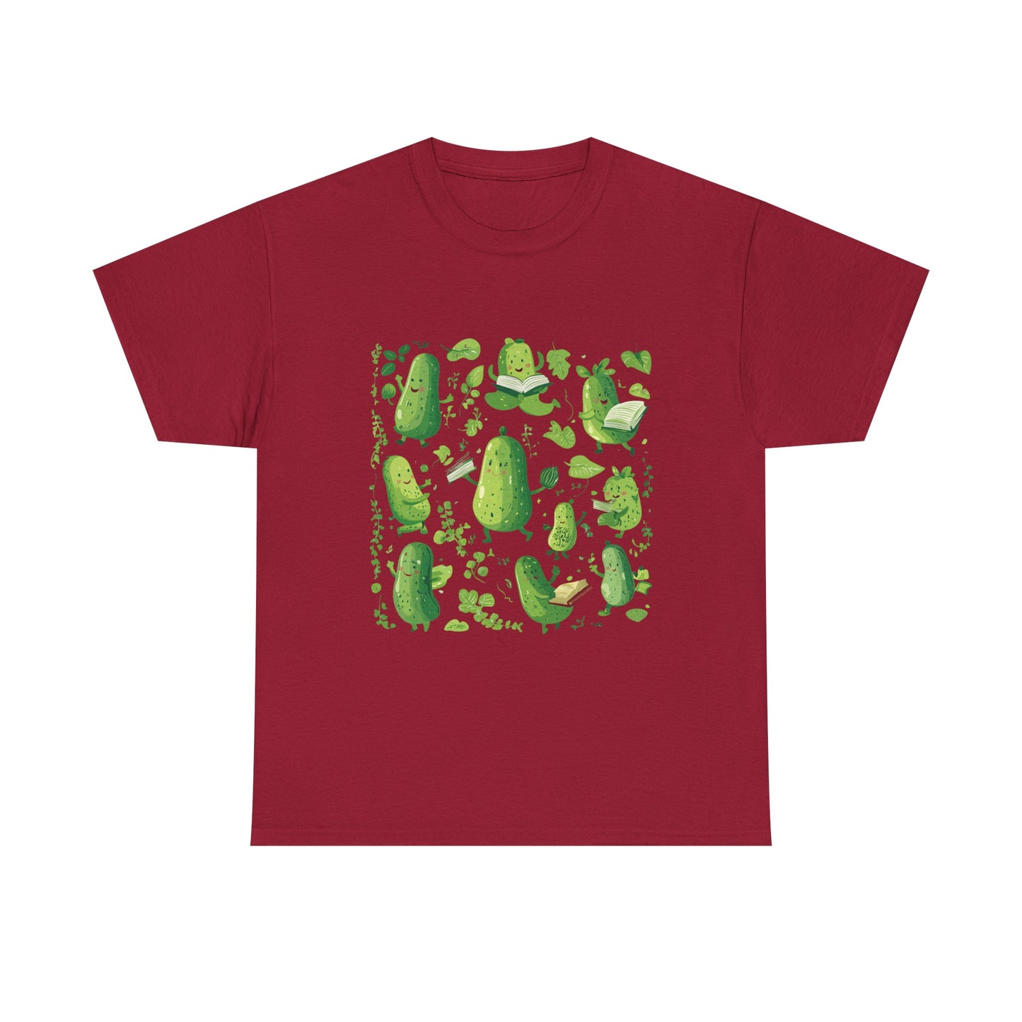 Playful Pickle Unisex Heavy Cotton Tee - Fun, Quirky Graphic T-shirt for Casual Wear - Tee Fusion Lab