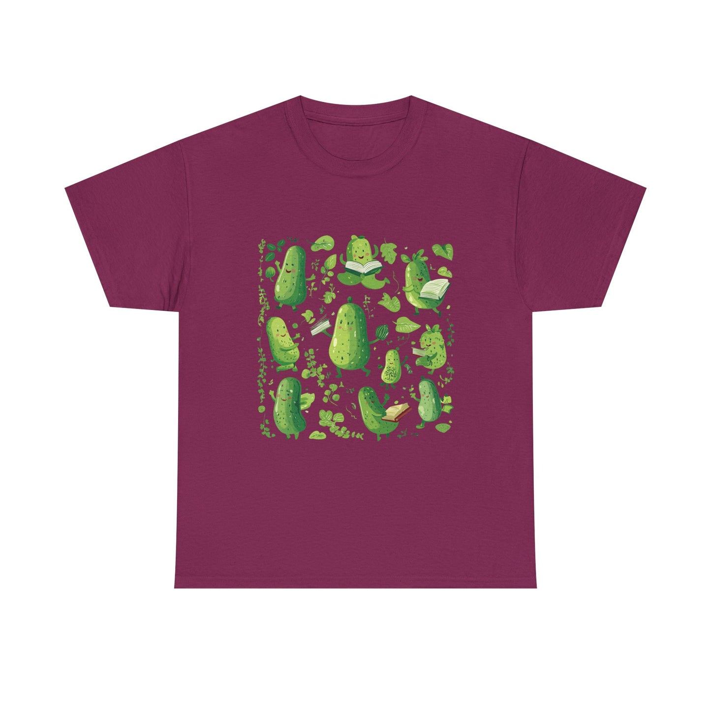 Playful Pickle Unisex Heavy Cotton Tee - Fun, Quirky Graphic T-shirt for Casual Wear - Tee Fusion Lab