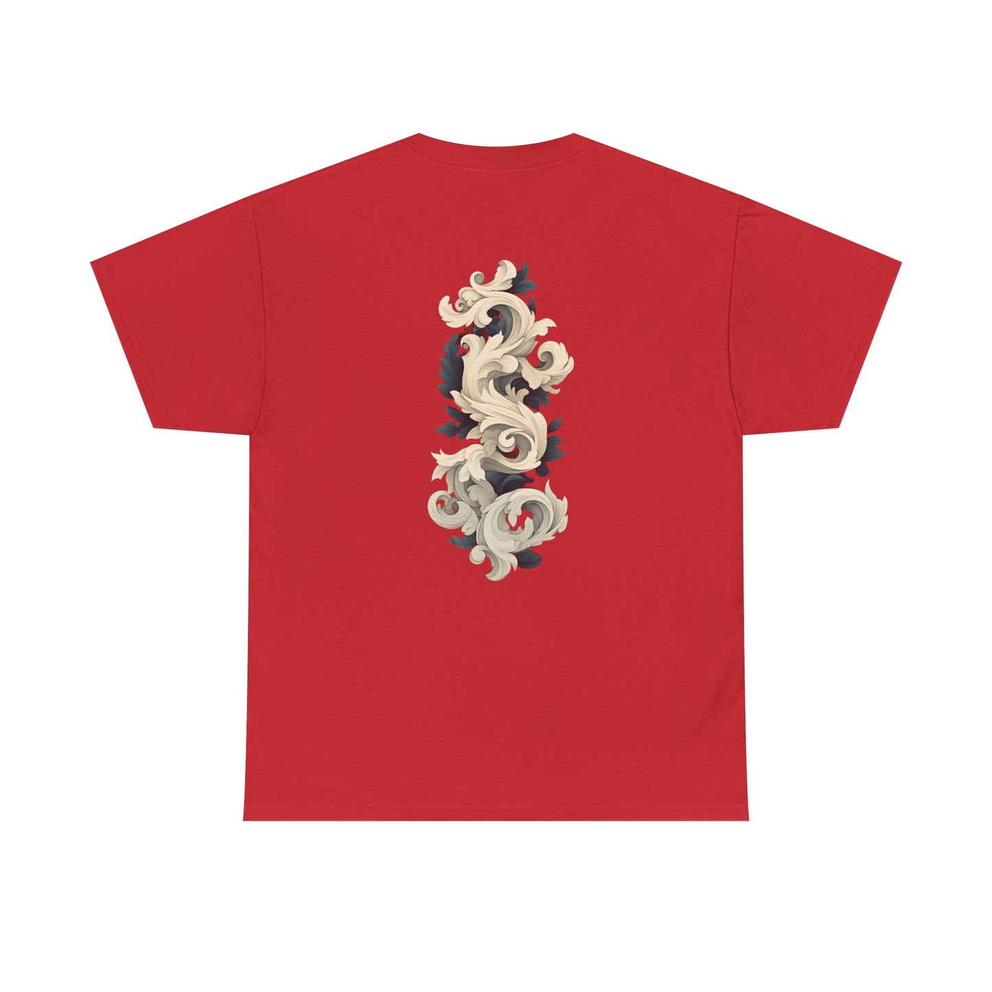 Floral Art Unisex Heavy Cotton Tee - Stylish and Comfortable