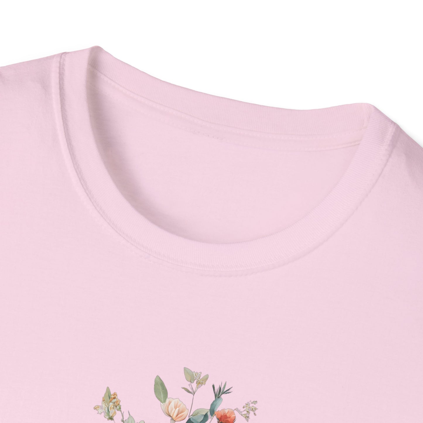 Floral Unisex Softstyle T-Shirt - Perfect for Spring Celebrations