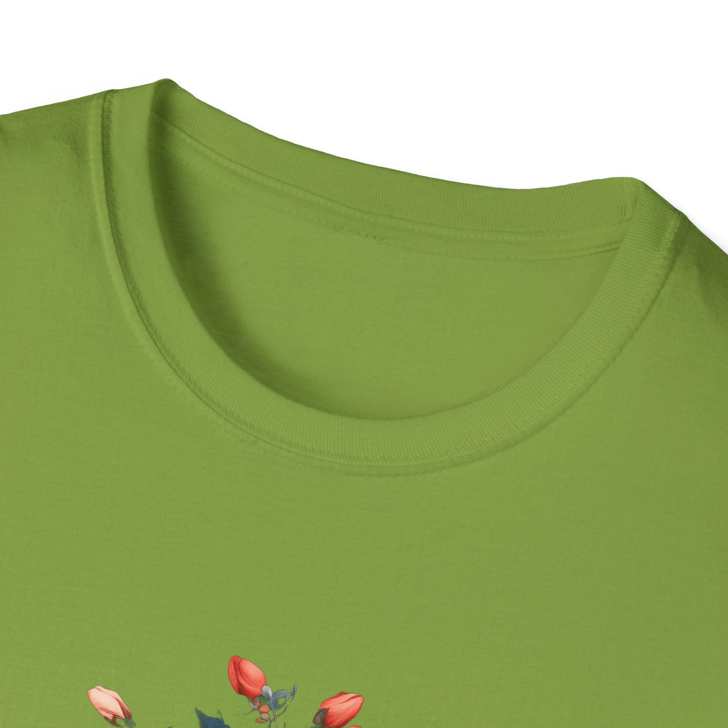 Floral Bouquet Unisex Softstyle T-Shirt - Perfect Gift for Nature Lovers