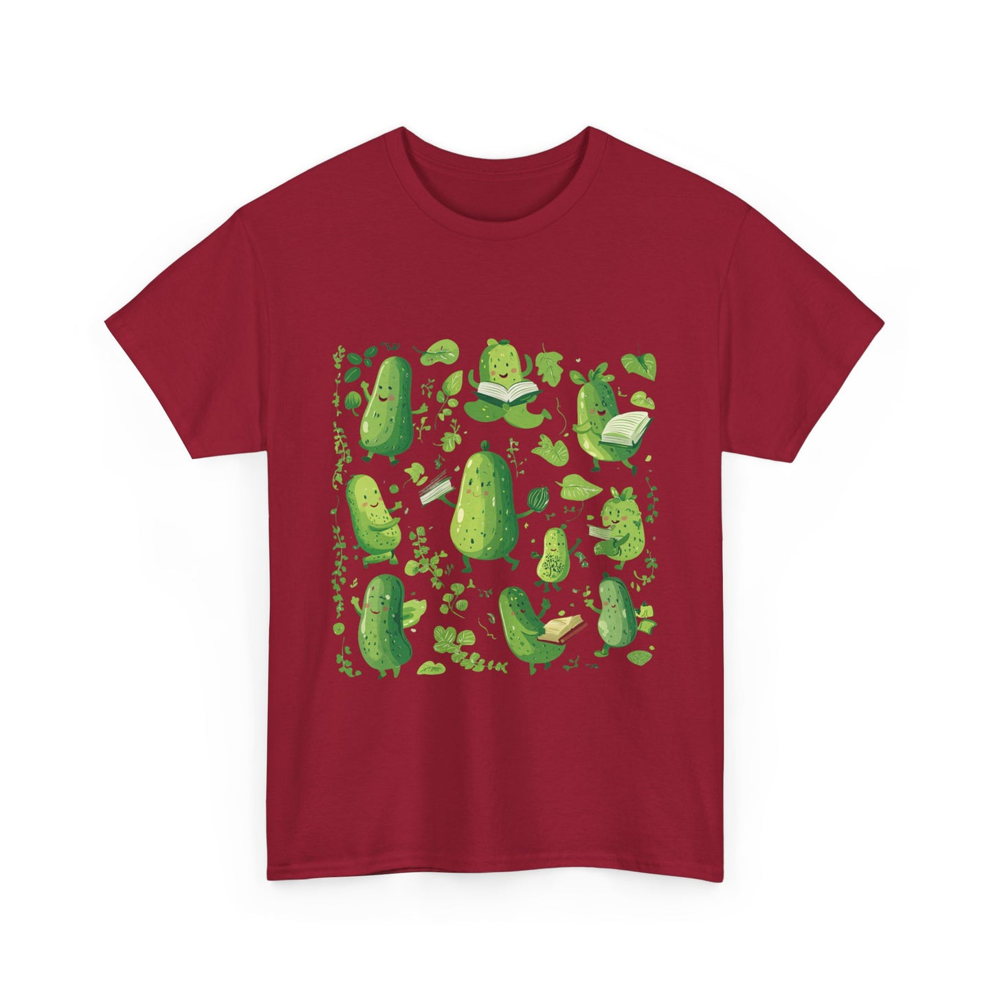 Playful Pickle Unisex Heavy Cotton Tee - Fun, Quirky Graphic T-shirt for Casual Wear - Tee Fusion Lab