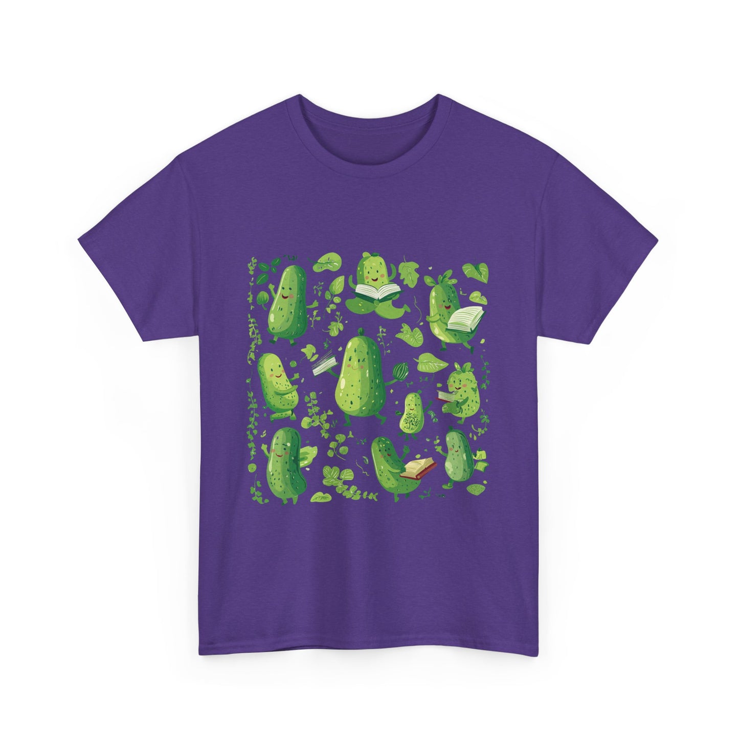 Playful Pickle Unisex Heavy Cotton Tee - Fun, Quirky Graphic T-shirt for Casual Wear - Tee Fusion Lab
